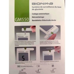 Bionime GM550 Blood Glucose Meter - Diabetes - 7