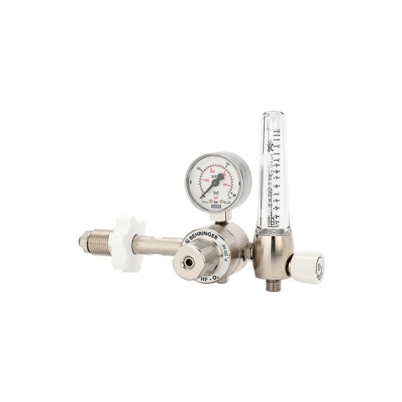 Régulateur De Bouteille D'oxygène O2 – Double Manomètre – Réduction De Pression – En Laiton